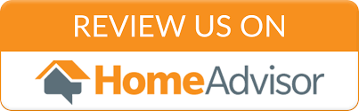 The homeadvisor review us on and homeadvisor logo
